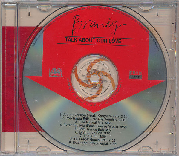 Brandy (2) : Talk About Our Love (CD, Promo)