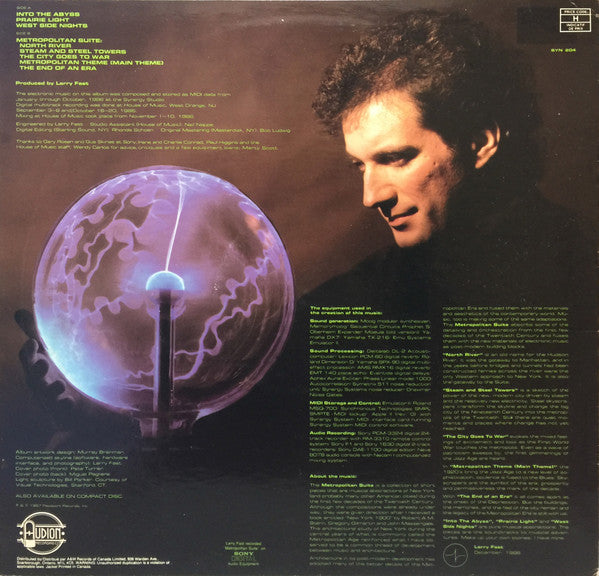 Larry Fast, Synergy (3) : Metropolitan Suite (LP, Album)
