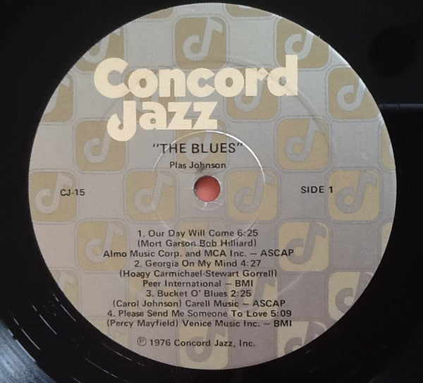 Plas Johnson : The Blues (LP, Album, RE)
