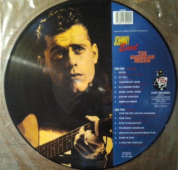 Johnny Earl (3) : The American Dream (LP, Album, Pic)
