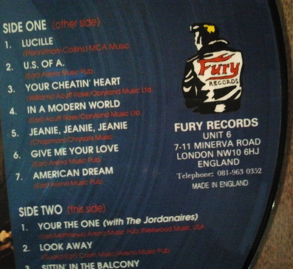 Johnny Earl (3) : The American Dream (LP, Album, Pic)