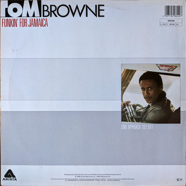 Tom Browne : Funkin' For Jamaica (12", Maxi, RE)