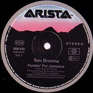 Tom Browne : Funkin' For Jamaica (12", Maxi, RE)