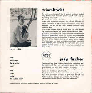 Jaap Fischer : Monniken (7", EP, 4-P)