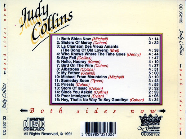 Judy Collins : Both Sides Now (CD, Comp)