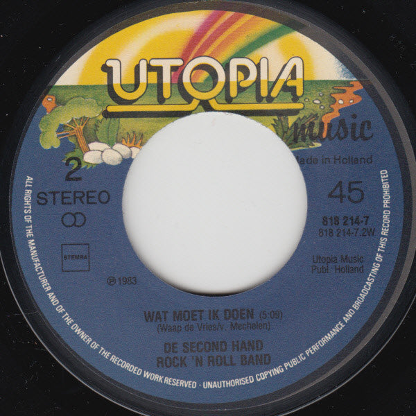 Second Hand Rock 'n Roll Band : Vroeg Of Laat (7", Single)