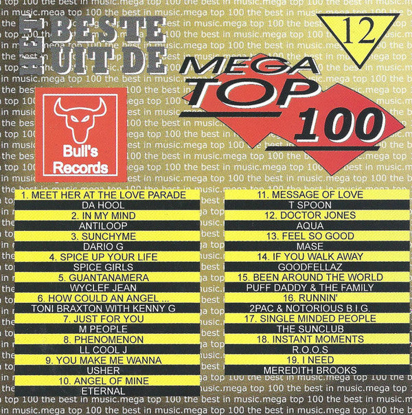 Various : Het Beste Uit De Enige Echte Mega Top 100 1997 Volume 12 December (CD, Comp, Unofficial)