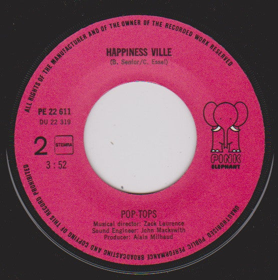 The Pop Tops : Suzanne Suzanne (7", Single, Lab)