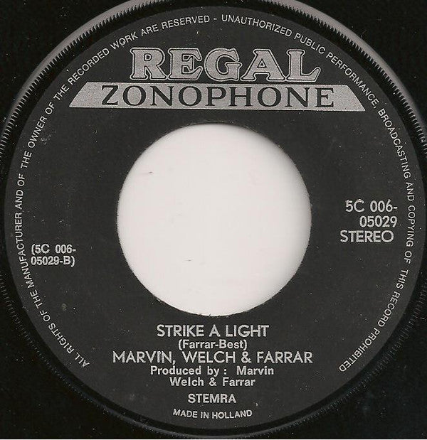 Marvin, Welch & Farrar : Marmaduke (7", Single, Ora)