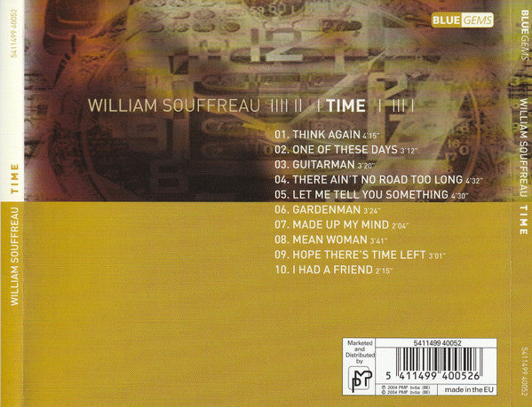 William Souffreau : Time (CD, Album)
