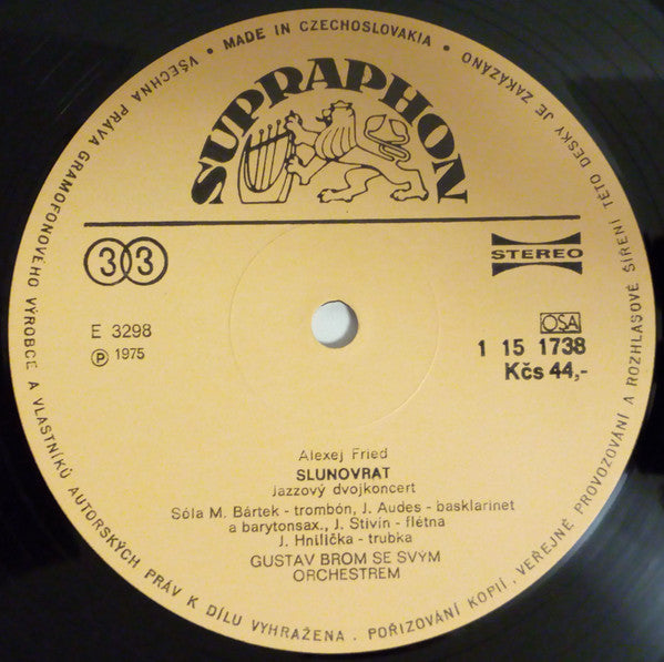 Alexej Fried - Gustav Brom Orchestra : Solstice / Moravian Wedding (LP, Album, RP)