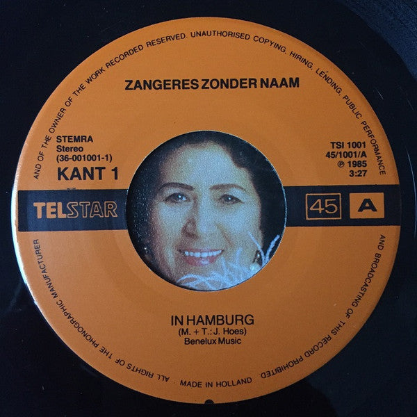 Zangeres Zonder Naam : In Hamburg / Kom Matroos (7", Single)