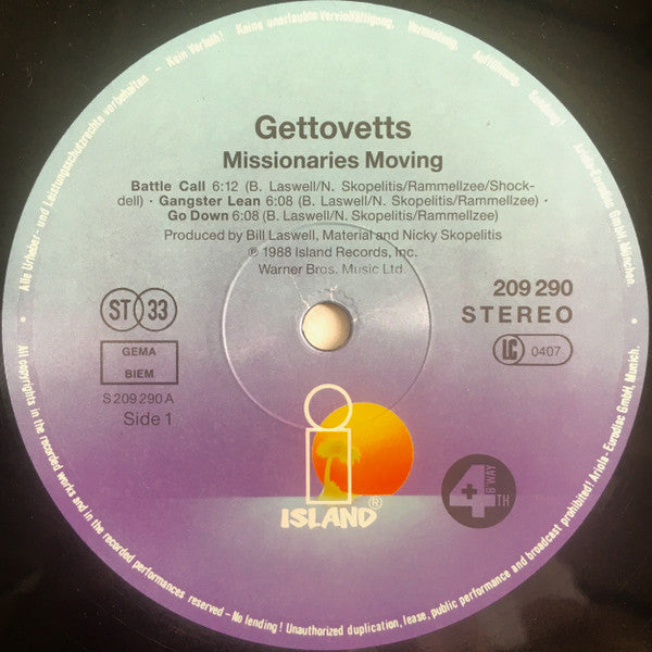 Gettovetts : Missionaries Moving (LP, Album)