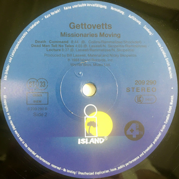 Gettovetts : Missionaries Moving (LP, Album)
