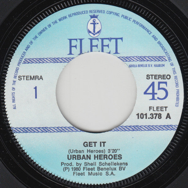 Urban Heroes : Get It (7", Single)