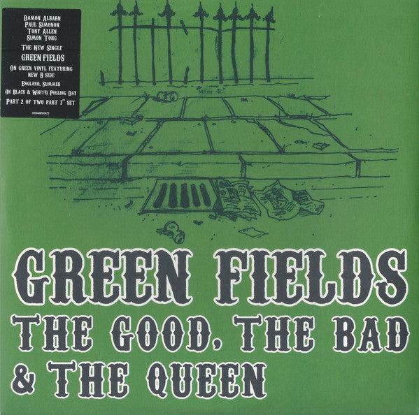 The Good, The Bad & The Queen : Green Fields (7", Single, 2/2)