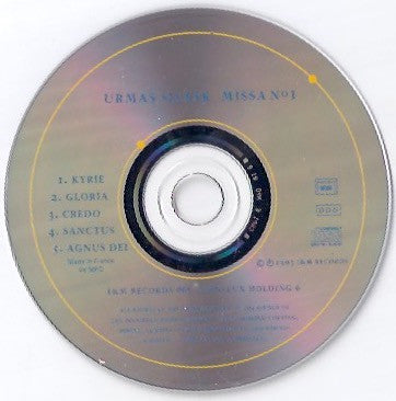 Urmas Sisask : Missa No 1 (CD, Album)