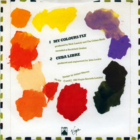 The Cuban Heels : My Colours Fly (7", Single)