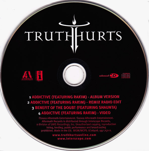 Truth Hurts Featuring Rakim : Addictive (CD, Single, Enh)
