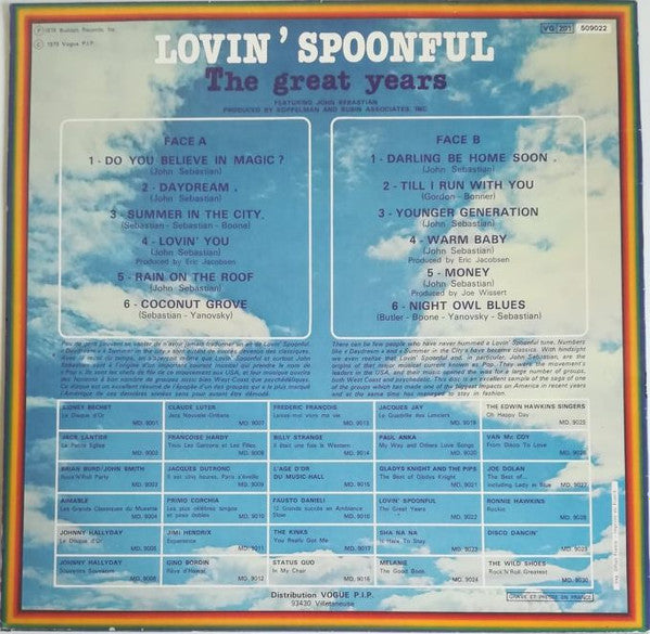 The Lovin' Spoonful : The Great Years (LP, Comp)