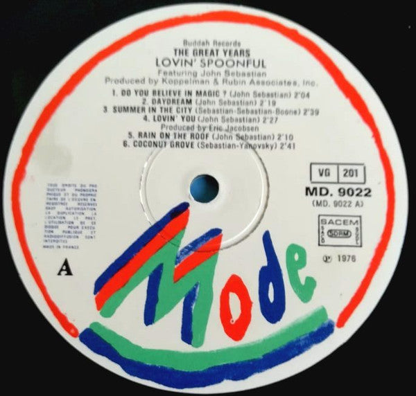 The Lovin' Spoonful : The Great Years (LP, Comp)