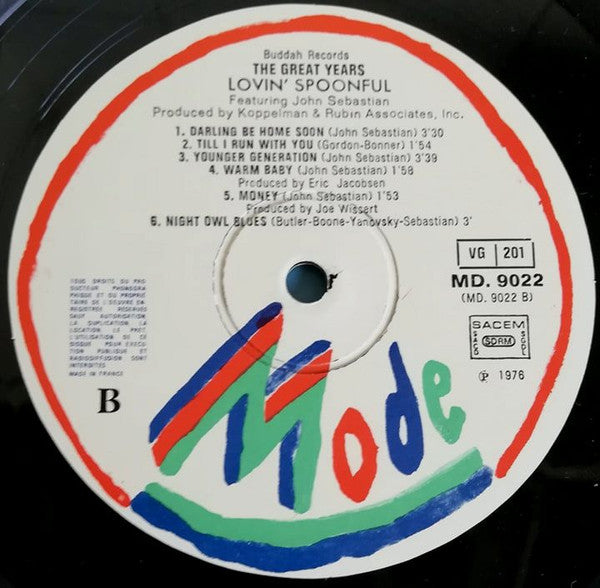 The Lovin' Spoonful : The Great Years (LP, Comp)