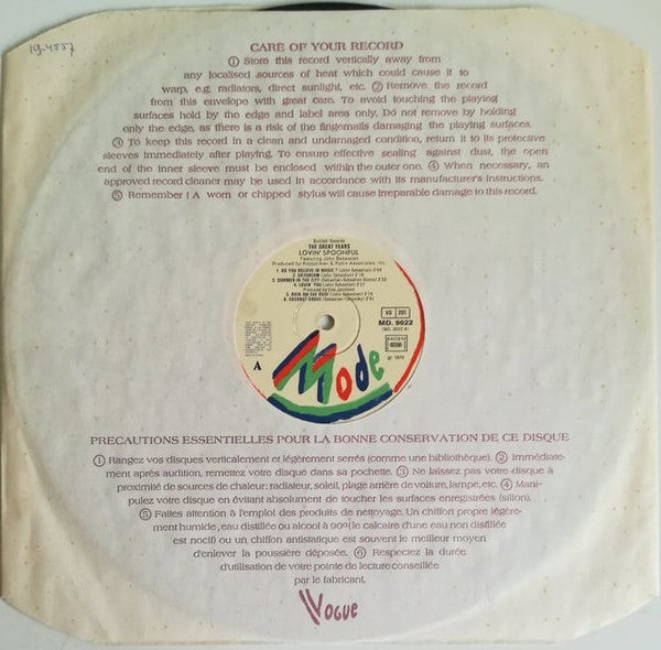 The Lovin' Spoonful : The Great Years (LP, Comp)