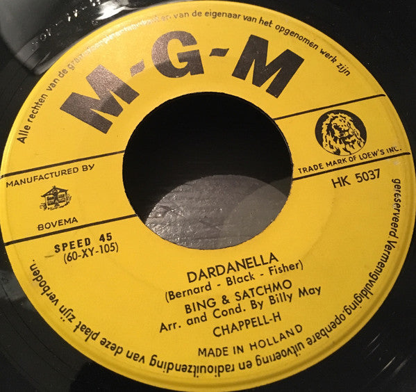 Bing Crosby & Satchmo (2) : Muskrat Ramble / Dardanella (7", Single)