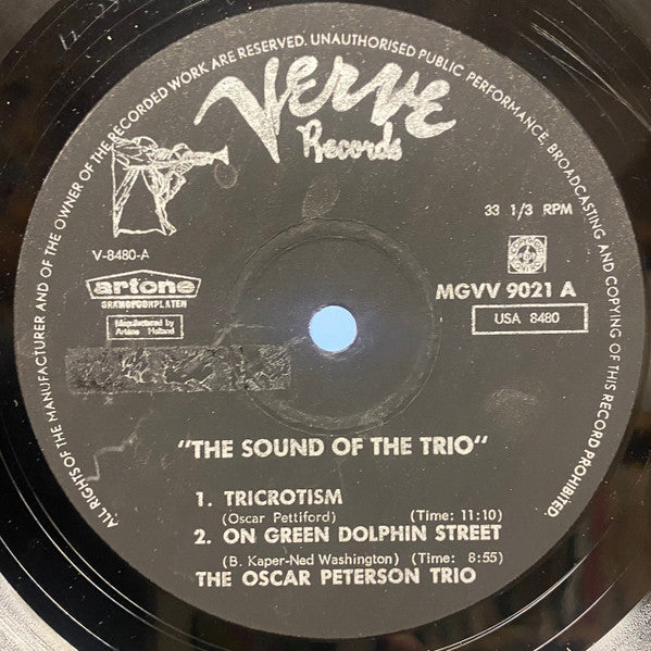 Oscar Peterson, Ray Brown, Ed Thigpen : The Sound Of The Trio (LP, Album, Mono)