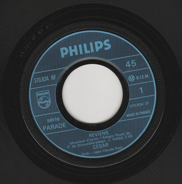 César (3) : Reviens / Maison A Vendre (7", Single)