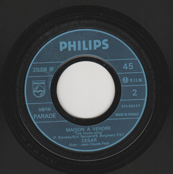 César (3) : Reviens / Maison A Vendre (7", Single)