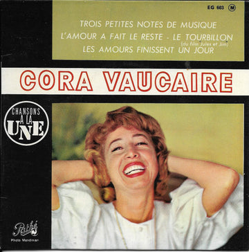 Cora Vaucaire : Trois Petites Notes De Musique (7", EP)