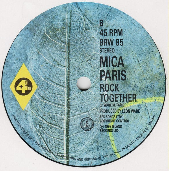 Mica Paris : My One Temptation (7", Single, Gre)