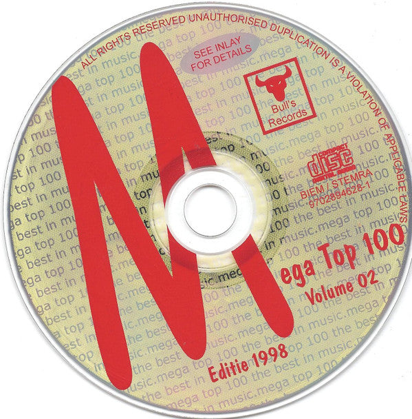 Various : Het Beste Uit De Enige Echte Mega Top 100 Van 1998 - 2 Februari (CD, Comp, Unofficial)