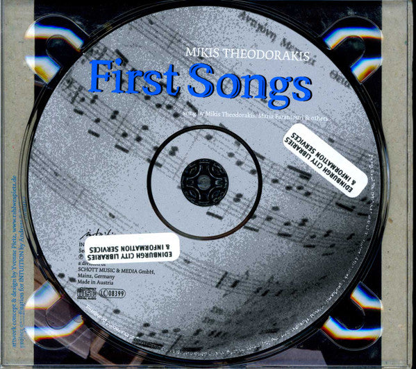 Mikis Theodorakis : First Songs (CD, Comp)