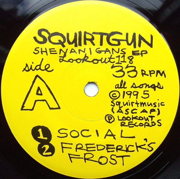 Squirtgun : Shenanigans (7", EP)