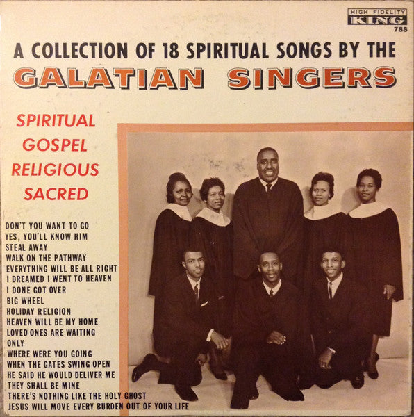 Galatian Singers : A Collection Of 18 Spiritual Songs  (LP, Album)