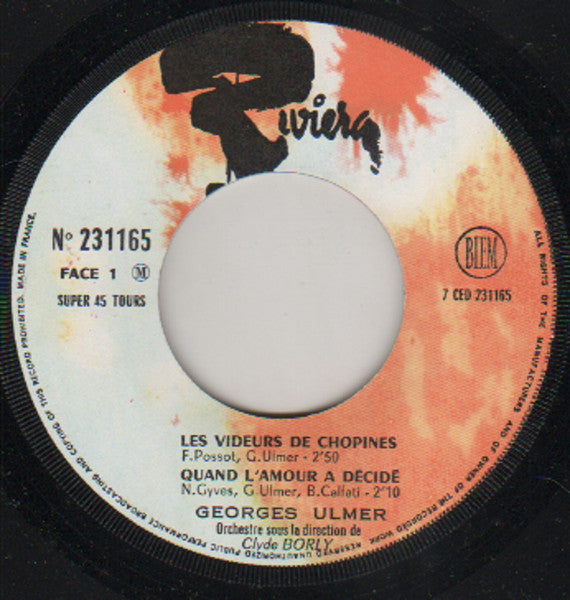 Georges Ulmer : Les Videurs de Chopines (7", EP)