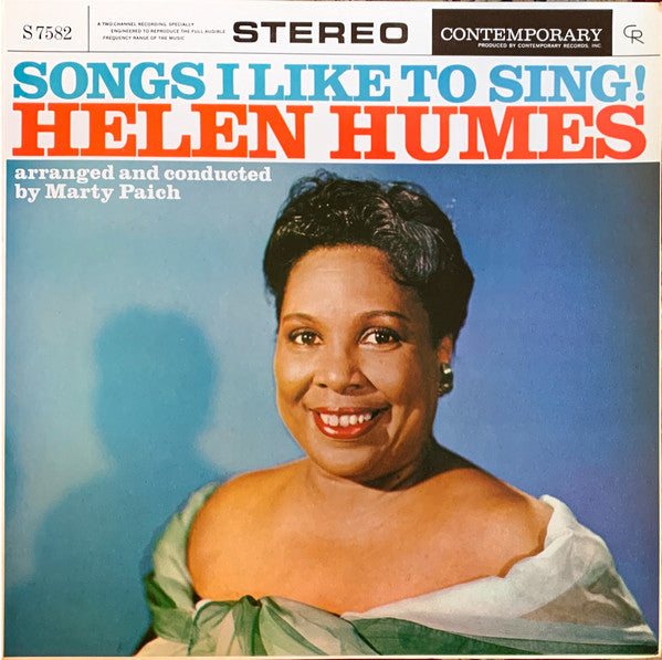 Helen Humes : Songs I Like To Sing! (LP, Album, RE)