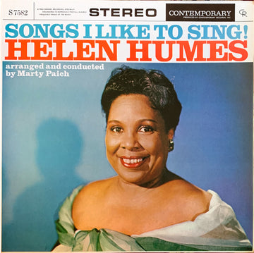 Helen Humes : Songs I Like To Sing! (LP, Album, RE)