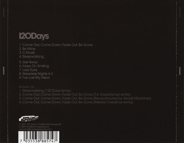 120 Days : 120 Days (CD, Album + CD + Ltd)