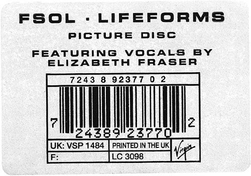 The Future Sound Of London Featuring Vocals By Elizabeth Fraser : Lifeforms (7", Single, Pic)