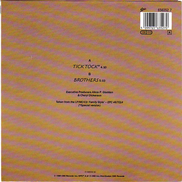 The Vaughan Brothers : Tick Tock (7", Single)