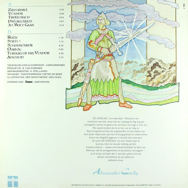 Alexander Curly : Zilverdael (LP, Album)