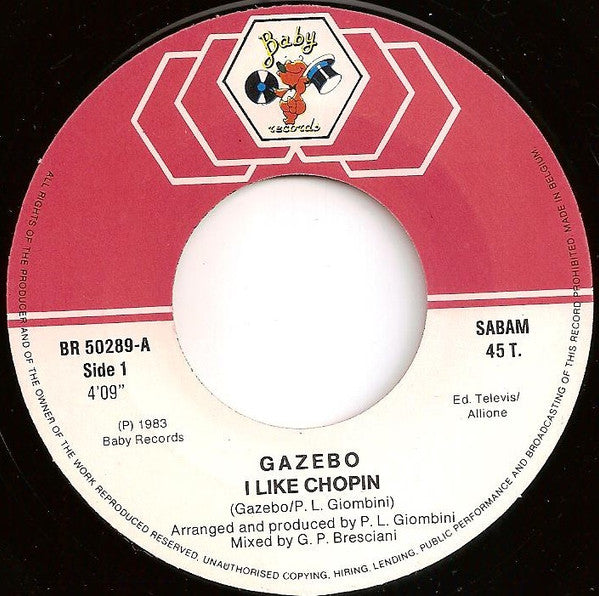 Gazebo : I Like Chopin (7", Single)
