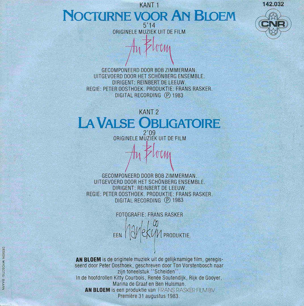 Schönberg Ensemble : Nocturne Voor An Bloem (7", Single)