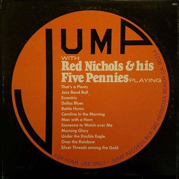 Red Nichols And His Five Pennies : Jump With Red Nichols & His Five Pennies (LP, Comp)