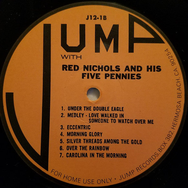Red Nichols And His Five Pennies : Jump With Red Nichols & His Five Pennies (LP, Comp)