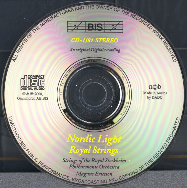 Kungliga Filharmonikernas Stråkar, Magnus Ericsson (5) : Nordic Light (CD)