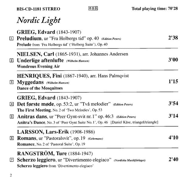 Kungliga Filharmonikernas Stråkar, Magnus Ericsson (5) : Nordic Light (CD)